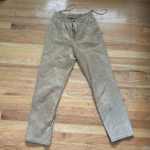Vintage Ralph Lauren Suede Pants